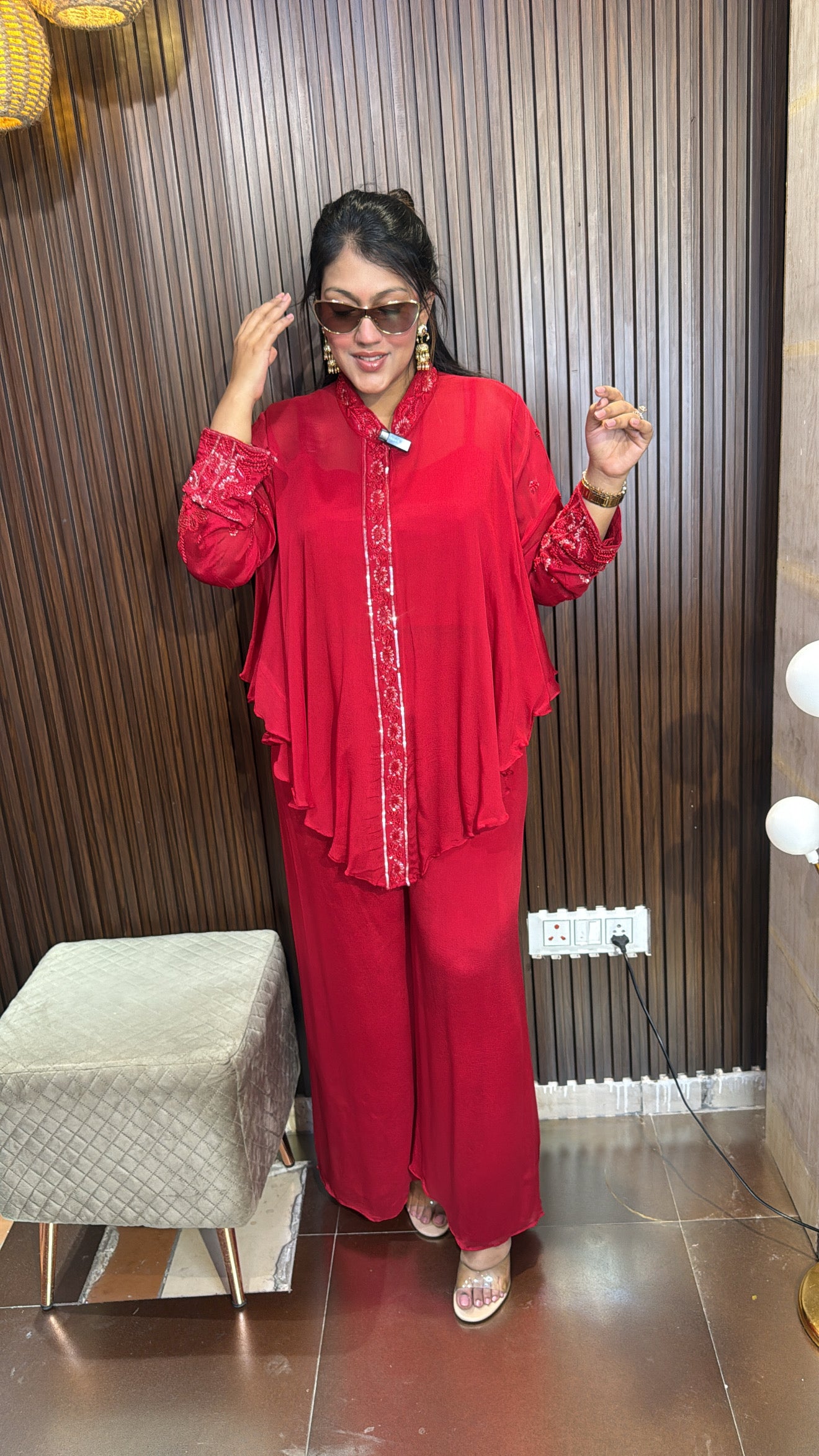 ALISHA : Cord-Set with sharara