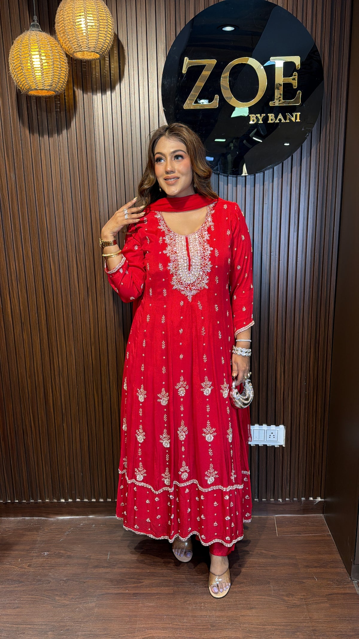 RED HEAVY ANARKALI