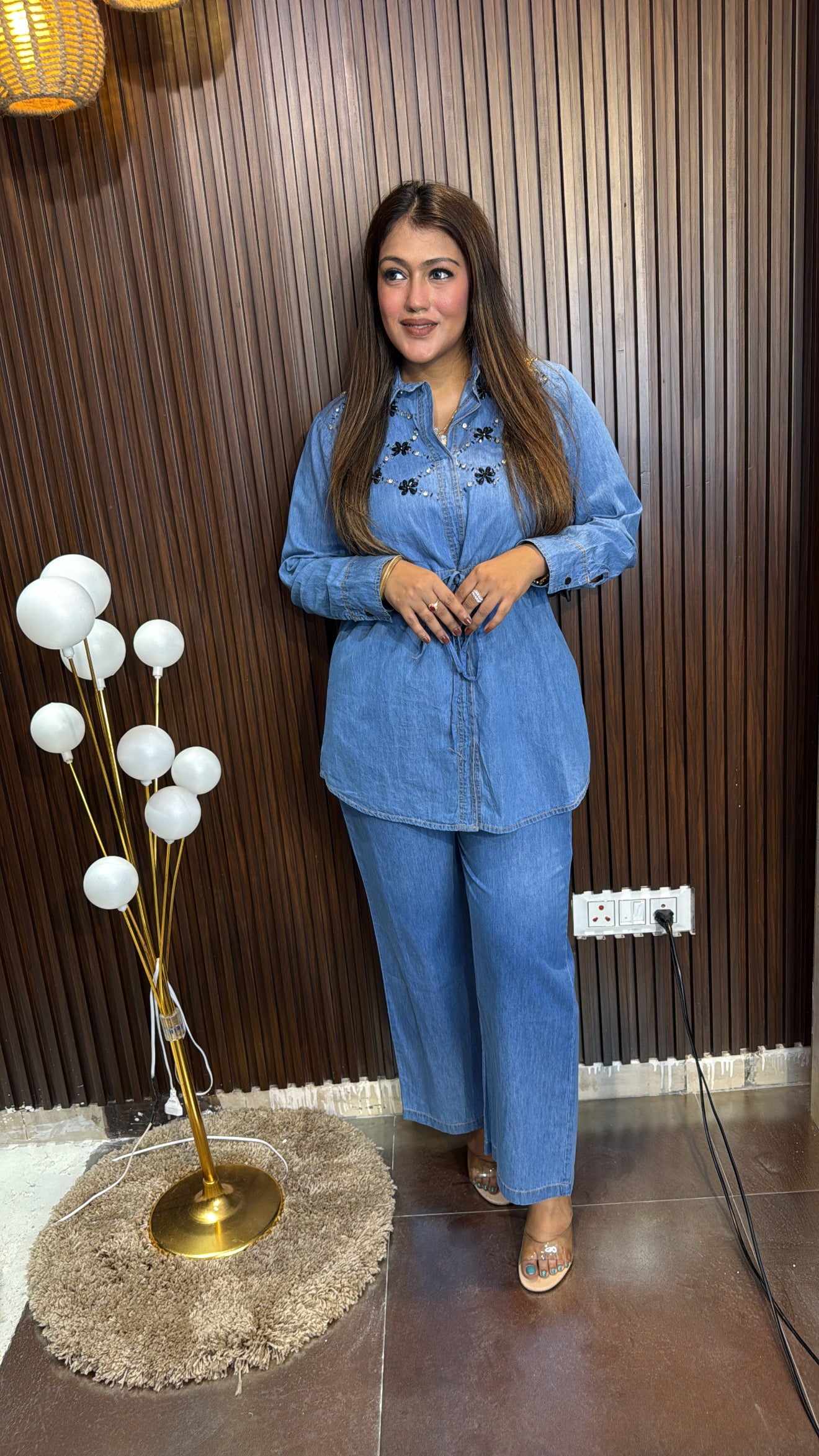 COTTON DENIM CORDSET