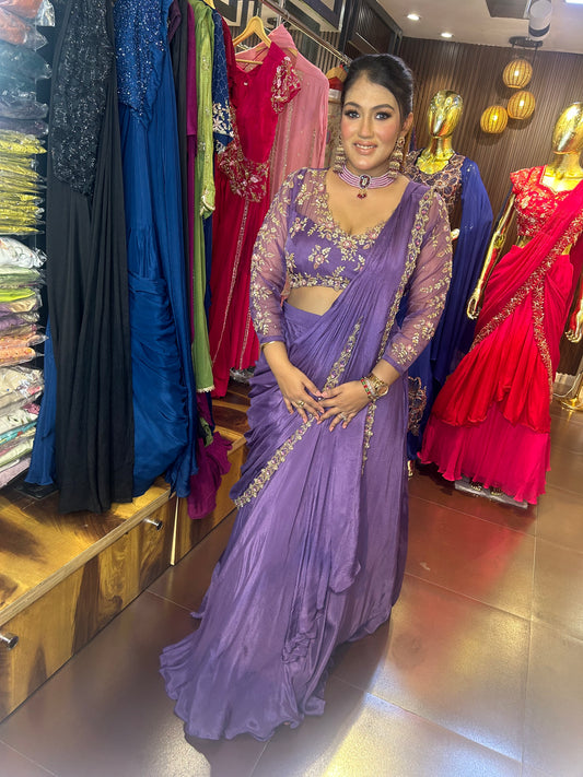NECKPIECE DRAPE SAREE