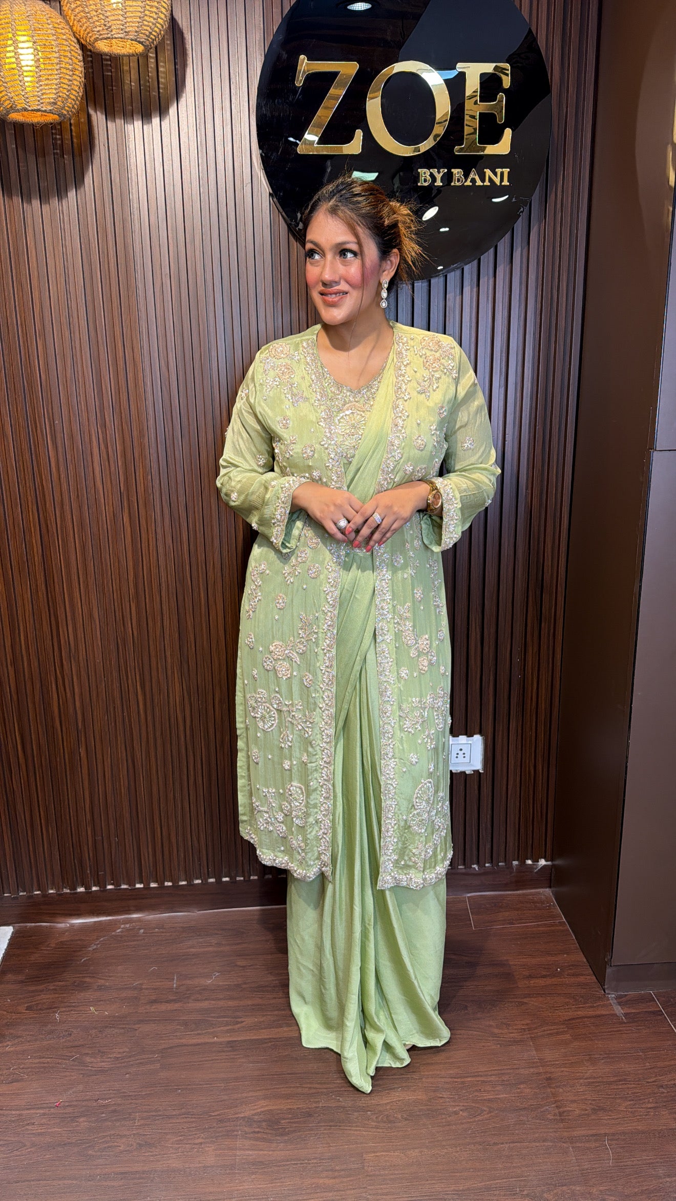 JACKET DRAPE SAREE