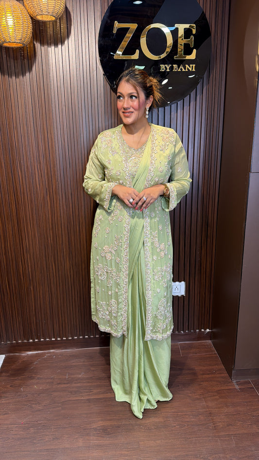 JACKET DRAPE SAREE