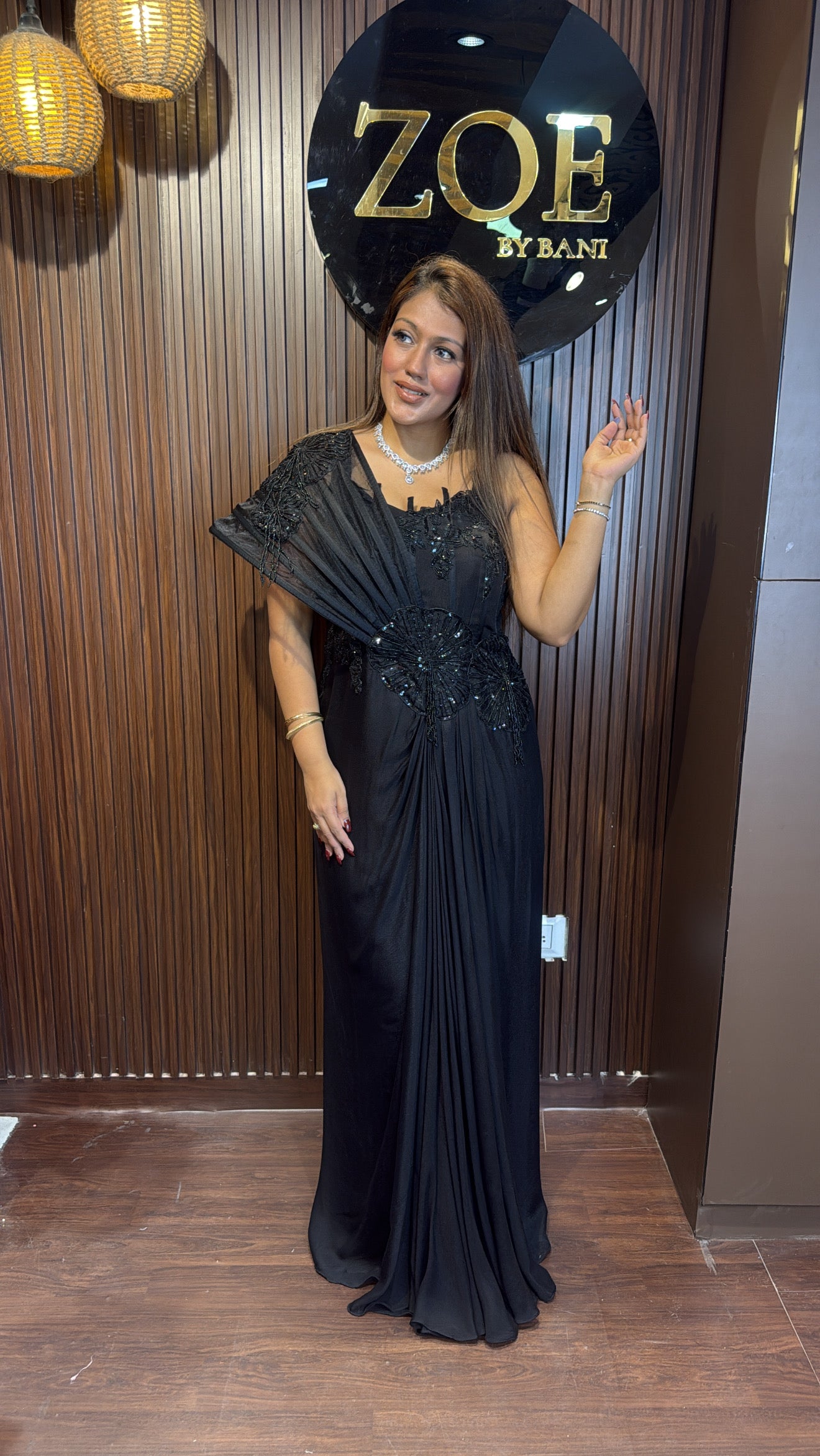 NEW INDO-WESTERN COCKTAIL GOWN