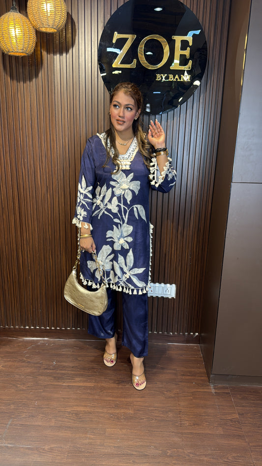 PRINTED MUSLIN CORD-SET