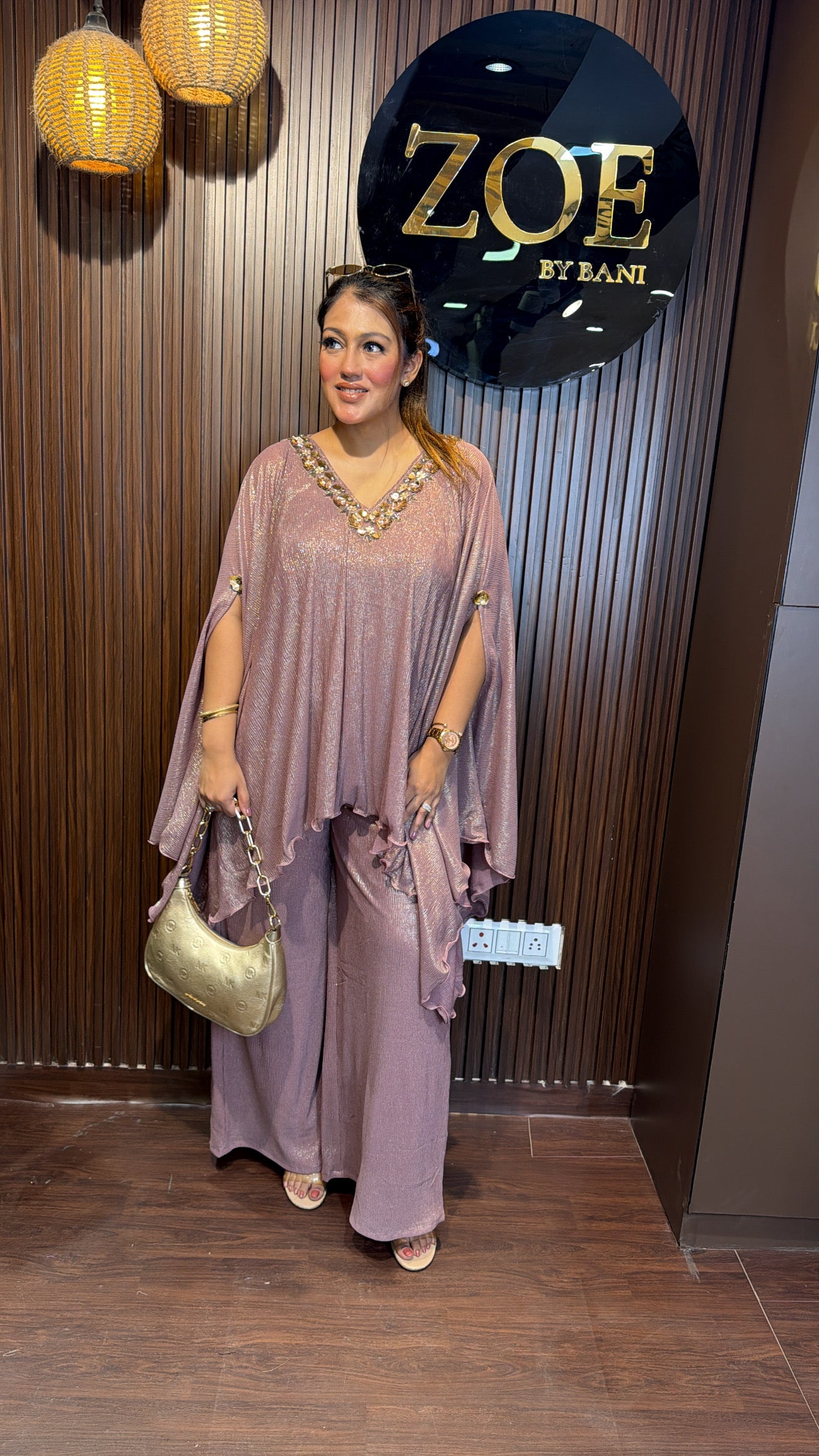 SHIMMER KAFTAAN CO-ORD SET