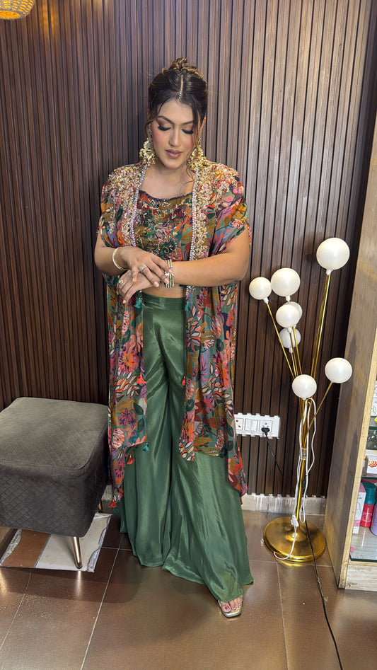 PRINTED CAPE SET