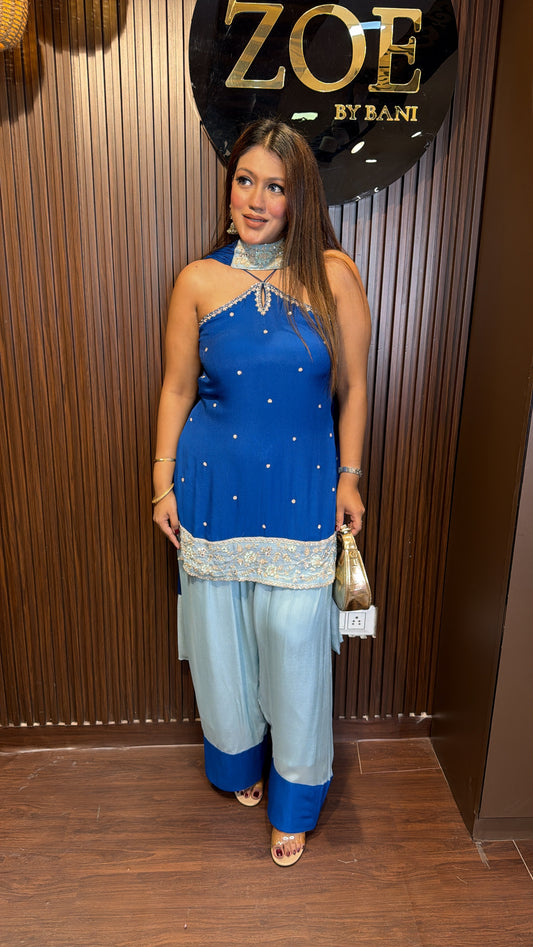 DOUBLE COLOUR RAKHI SUIT