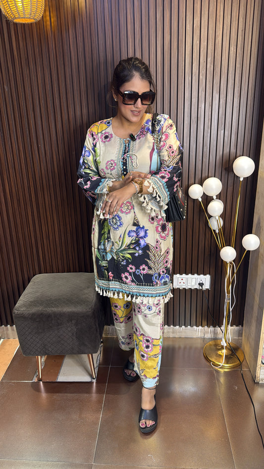 PURE MUSLIN CO-ORD SET