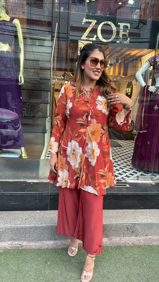 FLORAL PRINTED CORD-SET