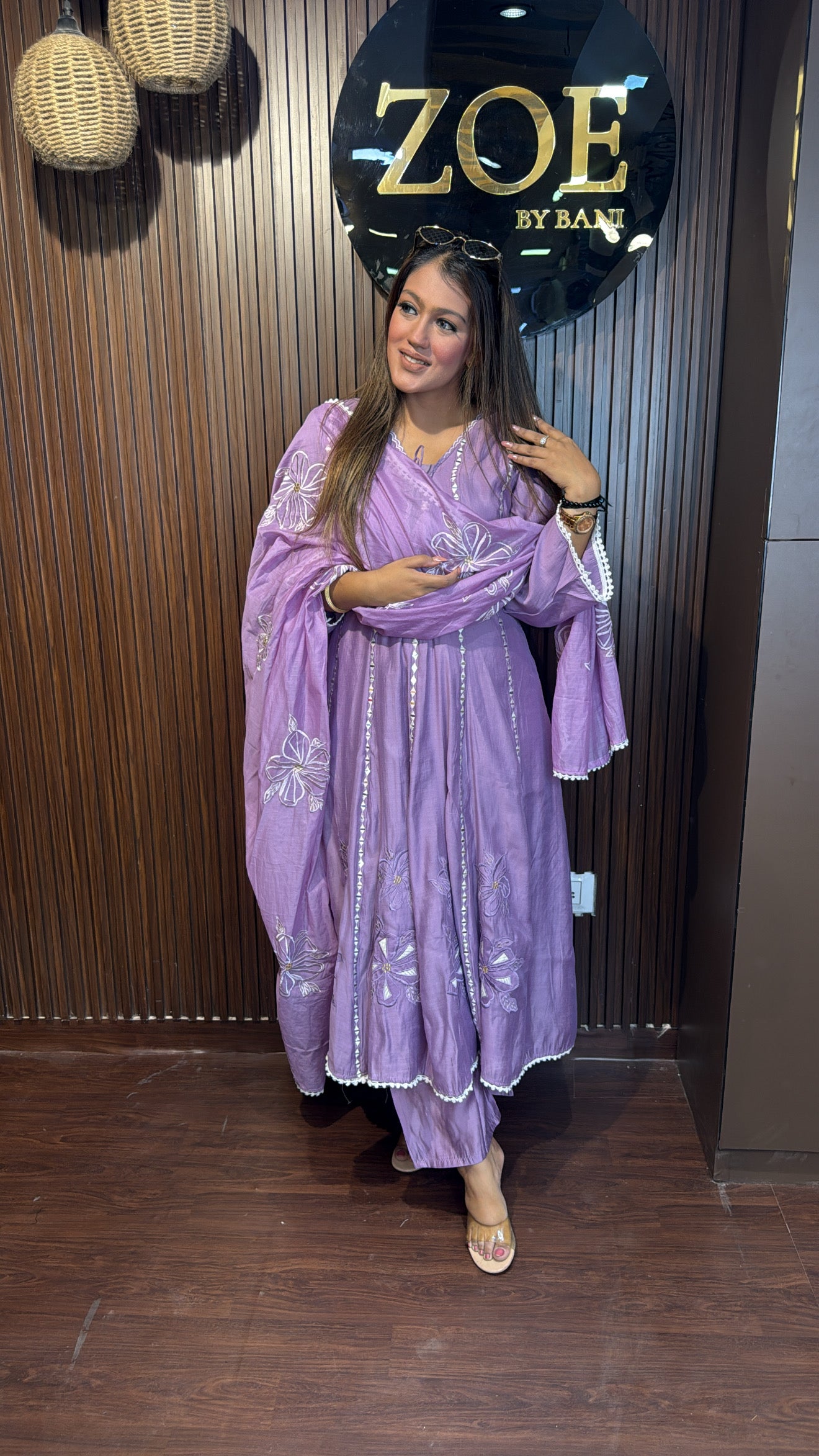NEW COTTON ANARKALI SUIT