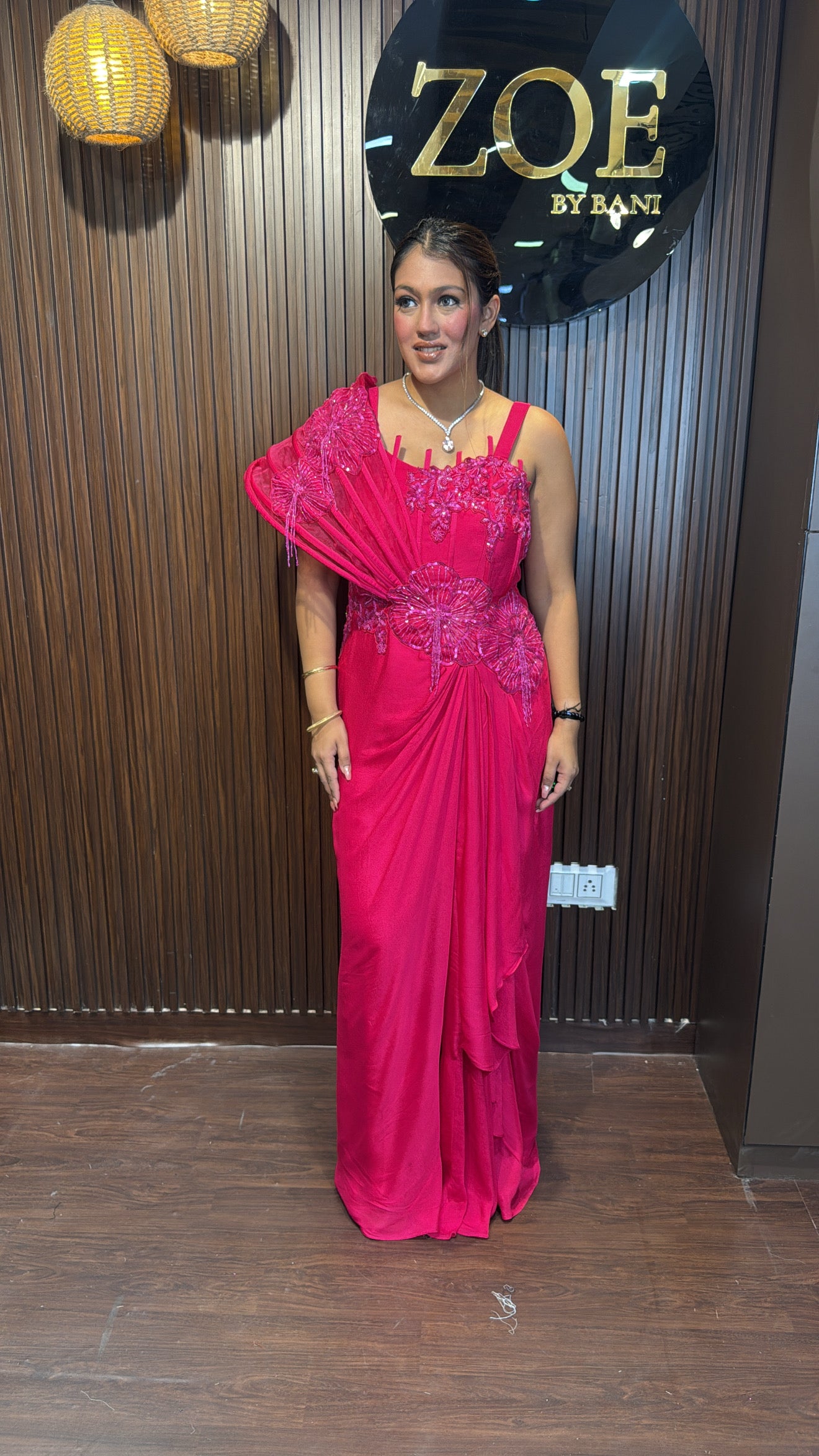 NEW INDO-WESTERN COCKTAIL GOWN