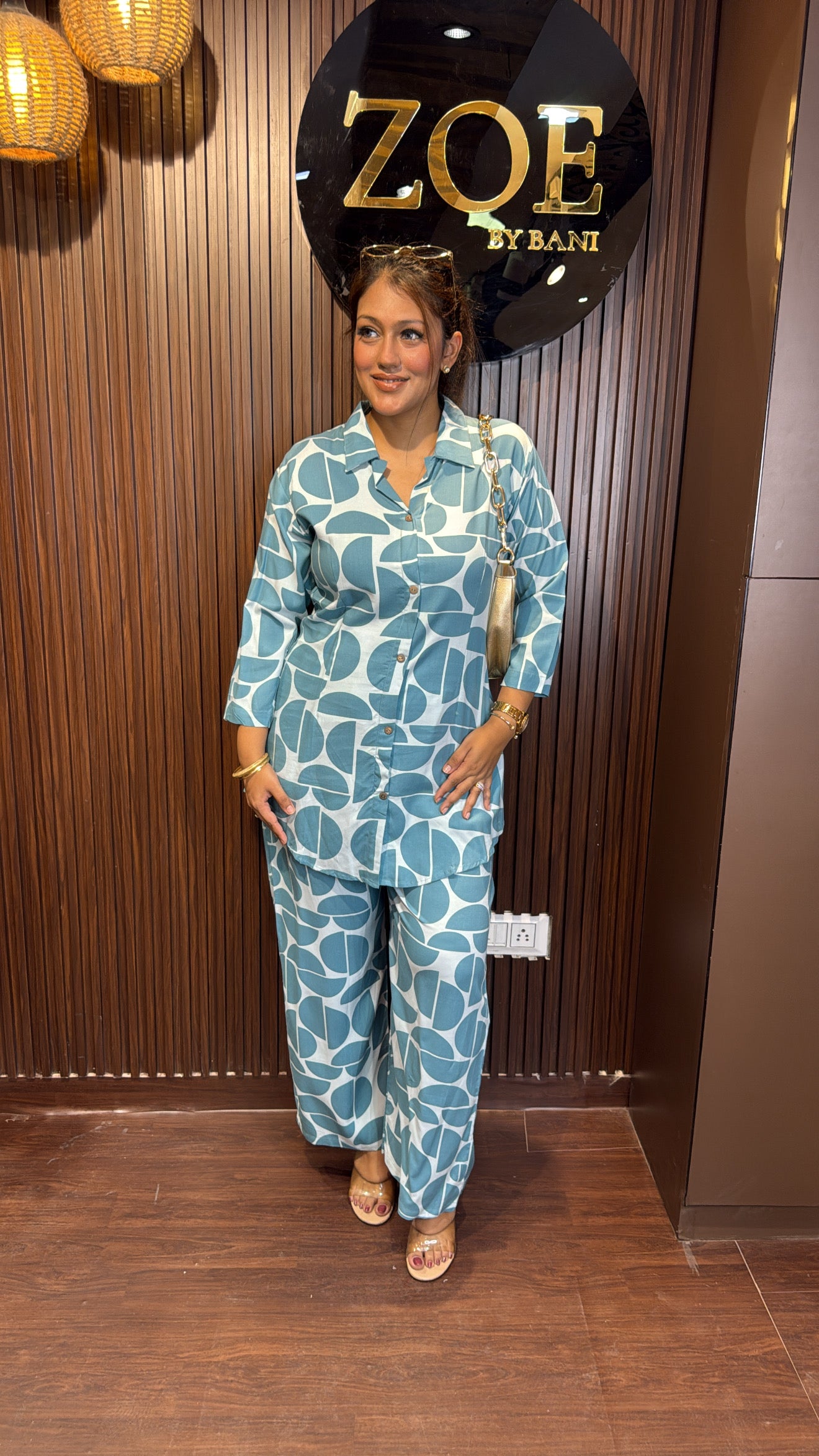CASUAL PRINTED COTTON CORD-SET