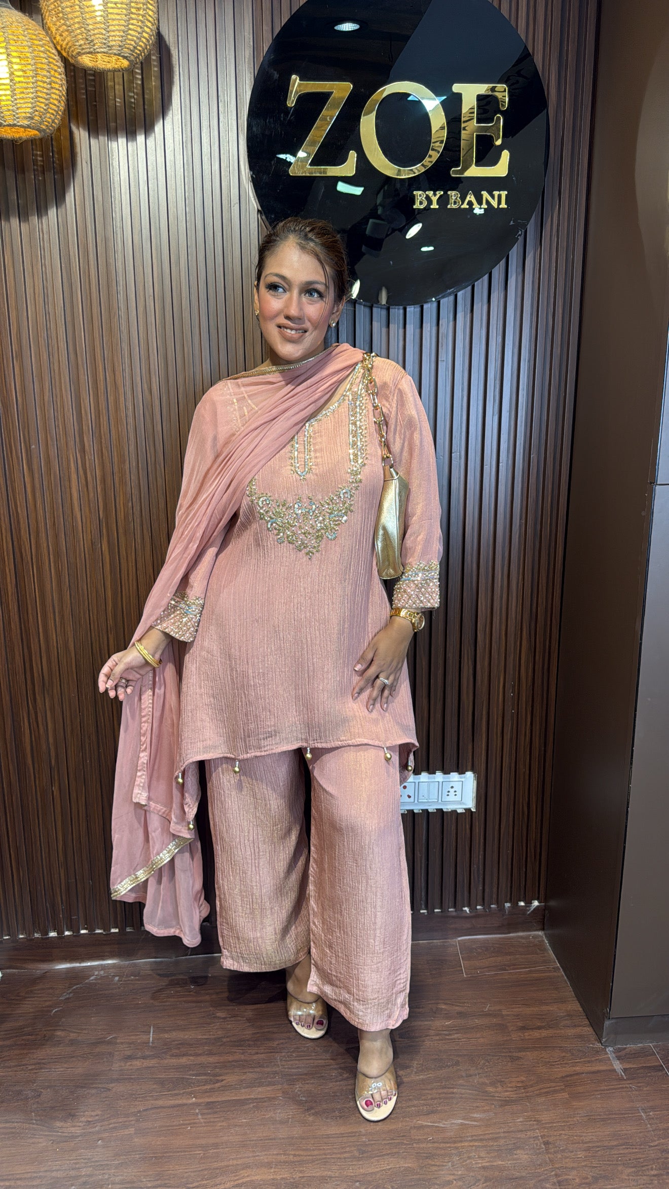 NEW CRINKLE SHIMMER SUIT