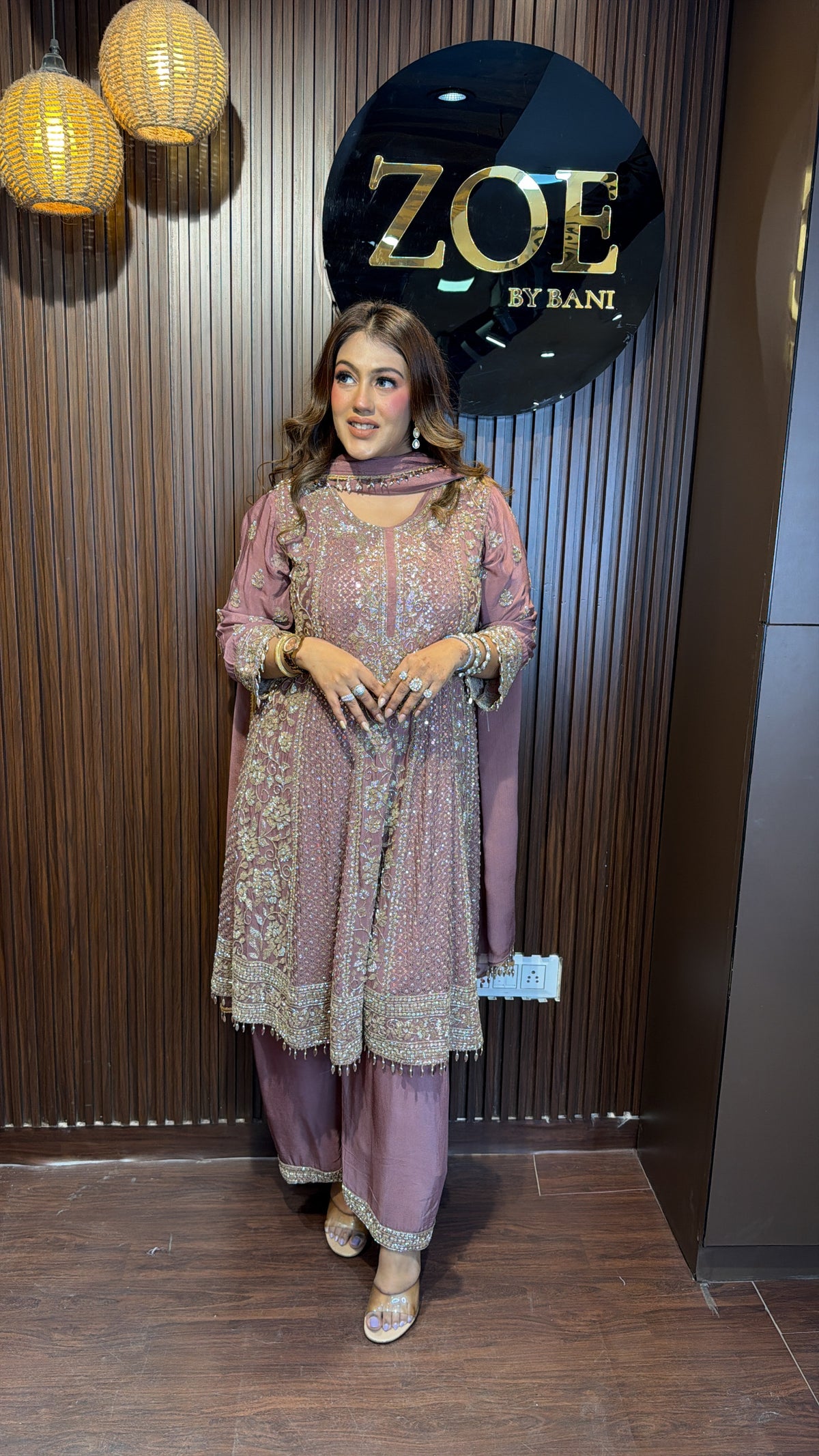 TISHA- HEAVY SHORT ANARKALI SUIT