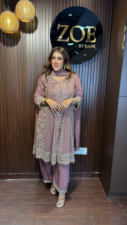TISHA- HEAVY SHORT ANARKALI SUIT
