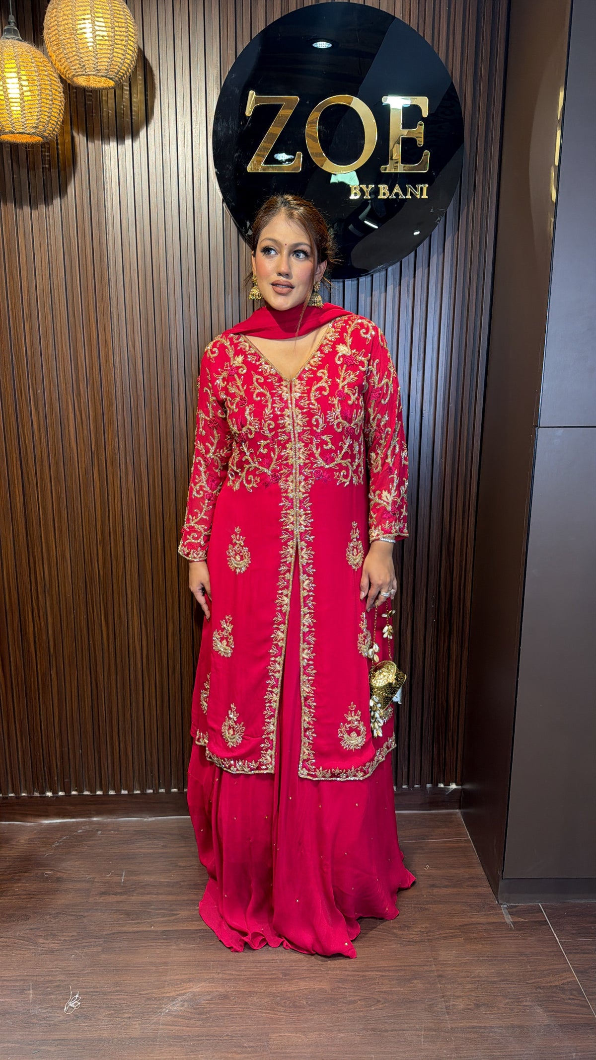 LONG KURTA SKIRT HEAVY SUIT