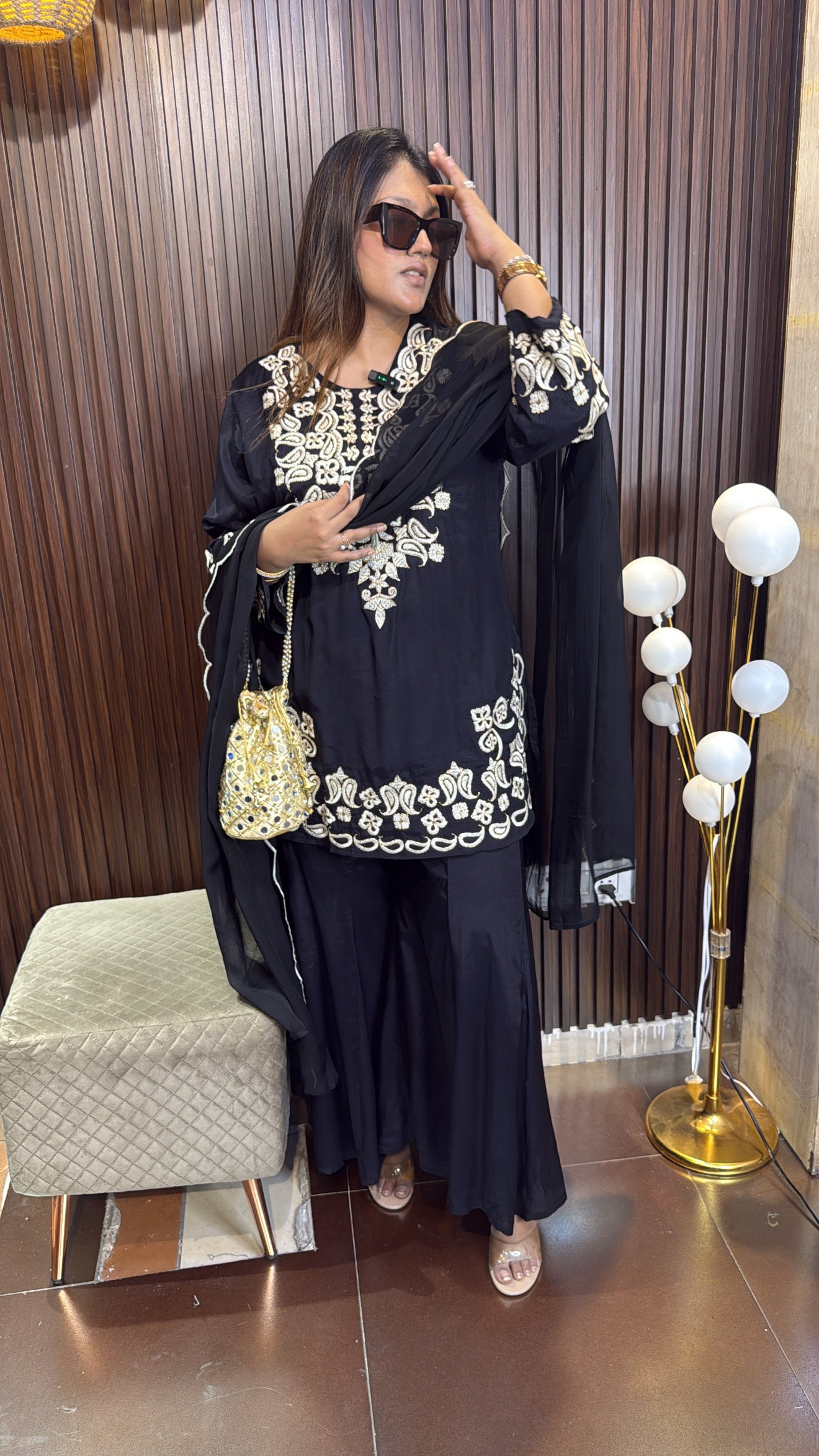 DESIGNER BLACK SUIT