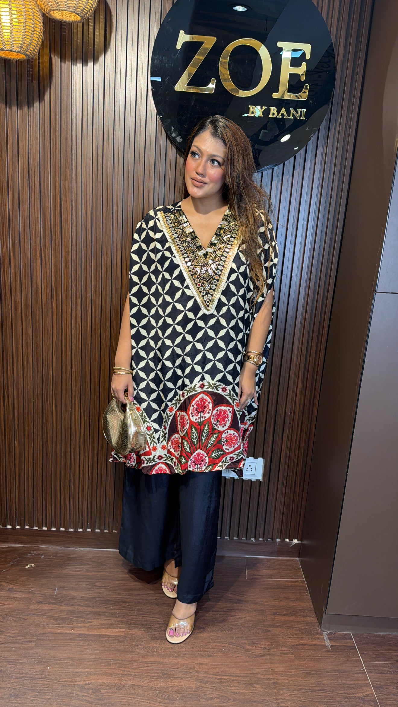 KAFTAAN PRINTED CORD-SET