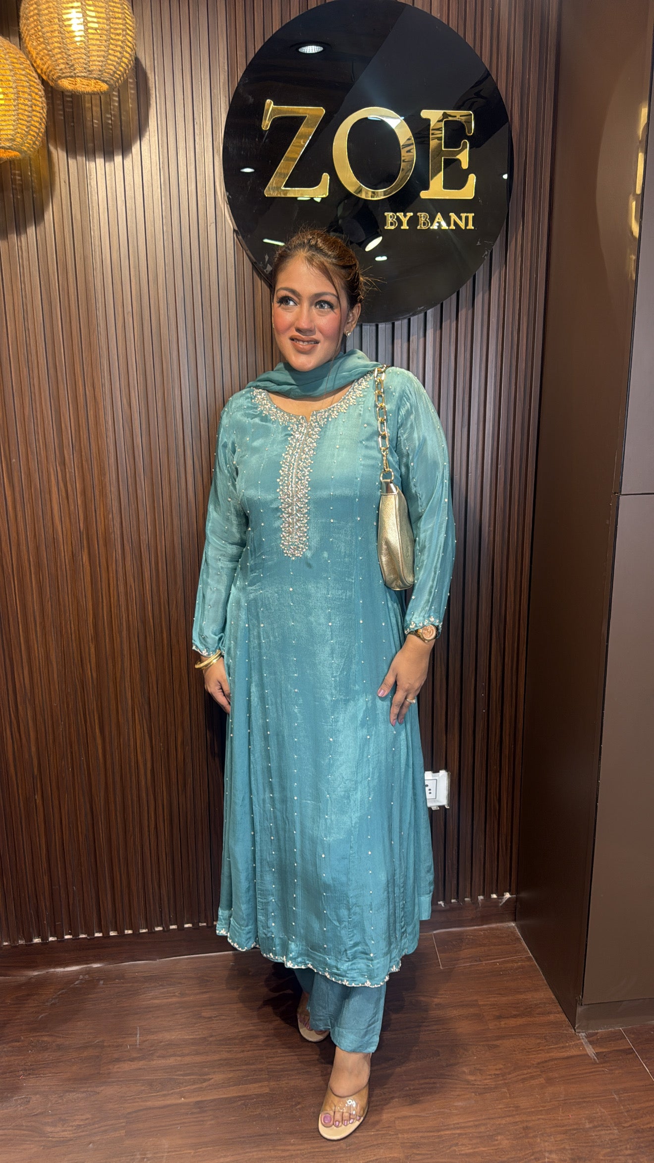 ANARKALI HANDWORK PANT SUIT